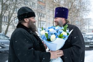 Епископ Городецкий и Ветлужский Парамон совершил Божественную литургию в храме святителя Николая Чудотворца г. Городец