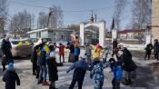 При храме в честь Трех Святителей г. Урень прошел приходской праздник Масленицы