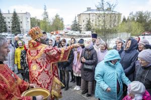 В четверг Светлой седмицы епископ Городецкий и Ветлужский Парамон совершил Божественную литургию в Городецком кафедральном соборе Покрова Пресвятой Богородицы