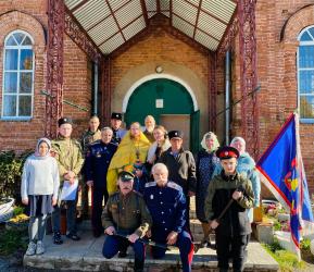 Прием новобранцев в казачье общество «Хутор Покровский» в Шахунском благочинии