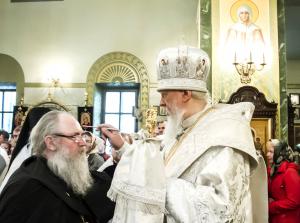 Епископ Августин совершил всенощное бдение накануне праздника Вознесения Господня
