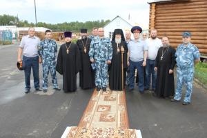 Епископ Городецкий и Ветлужский Августин в сопровождении заместителя начальника ГУФСИН России по Нижегородской области Евгения Сычева посетил исправительную колонию № 14. 