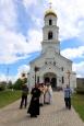 В храме Пресвятой Живоначальной Троицы города Заволжье прошел престольный праздник нижнего придела в честь святых равноапостольных Константина и Елены