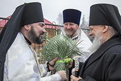 Архиерейское богослужение в храме Архистратига Божия Михаила в п. Ветлужский