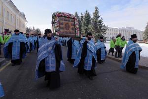 Епископ Августин принял участие в общегородском крестном ходе с Казанской иконой Божией Матери в Нижнем Новгороде