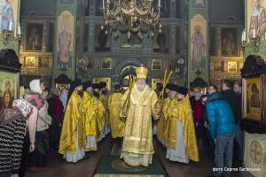 Воскресная Архиерейская Божественная литургия в Городецком Феодоровском мужском монастыре