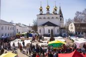 В Городецком Феодоровском мужском монастыре прошла традиционная пасхальная ярмарка