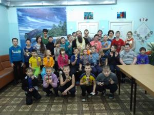 Встреча со священником школе-интернате Ковернинского благочиния Встреча со священником школе-интернате Ковернинского благочиния