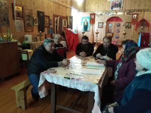 Приходское собрание в поселке Керженец