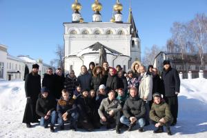 В Городецком Феодоровском мужском монастыре прошла встреча актива Городецкой епархии и участников международного молодежного проекта 