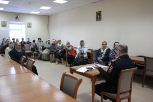 Лекция в Центре православной культуры Городецкого Феодоровского мужского монастыря Лекция в Центре православной культуры Городецкого Феодоровского мужского монастыря