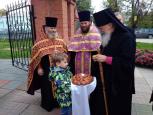 Накануне праздника Воздвижения Честного и Животворящего Креста Господня епископ Городецкий и Ветлужский Августин совершил всенощное бдение в соборе Воскресения Словущего Воскресенского благочиния