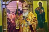 Епископ Городецкий и Ветлужский Августин совершил Божественную литургию в храме Веры, Надежды, Любови и матери их Софии в поселке Буревестник Городецкого района