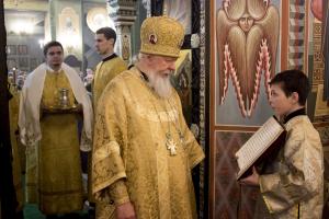 Епископ Городецкий и Ветлужский Августин совершил воскресное богослужение в Феодоровском кафедральном соборе Городца Епископ Городецкий и Ветлужский Августин совершил воскресное богослужение в Феодоровском кафедральном соборе Городца