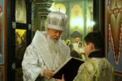 Епископ Городецкий и Ветлужский Августин совершил воскресную Божественную литургию в Городецком кафедральном соборе