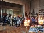Молебен об избавлении от эпидемии в Воскресенском