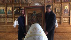 В дар собору Воскресения Словущего поселка Воскресенское передана икона Всех святых в земле Русской просиявших В дар собору Воскресения Словущего поселка Воскресенское передана икона Всех святых в земле Русской просиявших