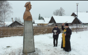 В Воскресенском благочинии освящен бюст Герою Первой Мировой войны Михаилу Павловичу Ватрухину
