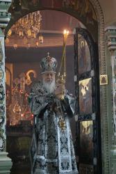 Епископ Городецкий и Ветлужский Августин совершил Литургию Преждеосвящённых Даров в кафедральном соборе иконы Божией Матери Феодоровская города Городец