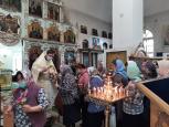 Праздничное богослужение в честь Входа Господня в Иерусалим в Шаранге