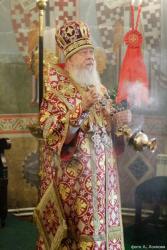 Епископ Городецкий и Ветлужский Августин совершил Пасхальную вечерню в кафедральном соборе иконы Божией Матери Феодоровская города Городец