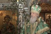 В день Святой Троицы епископ Городецкий и Ветлужский Августин совершил Божественную литургию в Городецком Феодоровском мужском монастыре