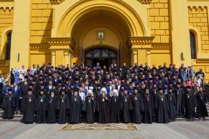 В рамках празднования 300-летия Нижегородской духовной семинарии епископ Городецкий и Ветлужский Августин принял участие в Божественной литургии в кафедральном соборе Нижнего Новгорода
