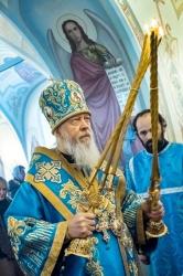 В праздник Тихвинской иконы Божией Матери епископ Городецкий и Ветлужский Августин совершил Божественную литургию в Свято-Троицком архиерейском подворье села Белбаж