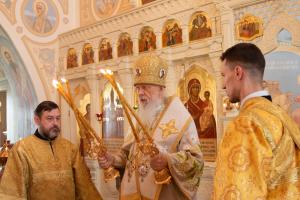 В День Крещения Руси епископ Городецкий и Ветлужский Августин совершил Божественную литургию в Свято-Троицком архиерейском подворье села Белбаж