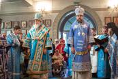 В Престольный праздник иконы Божией Матери «Феодоровская» епископ Городецкий и Ветлужский Августин совершил Божественную литургию в Городецком Феодоровском мужском монастыре