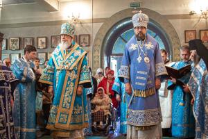 В Престольный праздник иконы Божией Матери «Феодоровская» епископ Городецкий и Ветлужский Августин совершил Божественную литургию в Городецком Феодоровском мужском монастыре