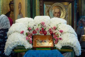 В праздник Успения Пресвятой Богородицы, епископ Городецкий и Ветлужский Августин совершил Божественную литургию в кафедральном соборе Феодоровской иконы Божией Матери