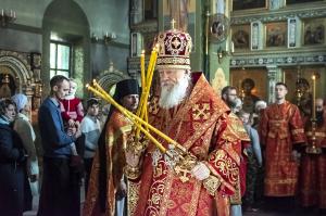 В день Усекновения главы Иоанна Предтечи епископ Городецкий и Ветлужский Августин совершил Божественную литургию в кафедральном соборе Городца