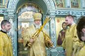 Епископ Городецкий и Ветлужский Августин совершил Божественную литургию в кафедральном соборе иконы Божией Матери Феодоровская Городца