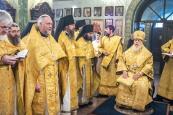 В день Обрезания Господня епископ Городецкий и Ветлужский Августин совершил Божественную литургию в кафедральном соборе иконы Божией Матери Феодоровская города Городец