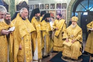В день Обрезания Господня епископ Городецкий и Ветлужский Августин совершил Божественную литургию в кафедральном соборе иконы Божией Матери Феодоровская города Городец