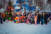 Рождественская елка в селе Светлом