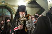 Епископ Городецкий и Ветлужский Августин совершил вечерню с чином прощения в Городецком Феодоровском мужском монастыре