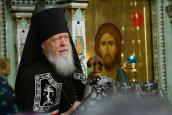 Епископ Городецкий и Ветлужский Августин совершил Великое повечерие с чтением канона Андрея Критского в Городецком Феодоровском мужском монастыре
