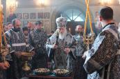 Епископ Городецкий и Ветлужский Августин совершил Литургию Преждеосвященных Даров в Городецком Феодоровском мужском монастыре