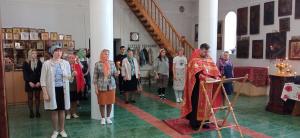 Молебен для школьников в Ковернино