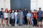 Патриотические беседы со школьниками в Ковернино