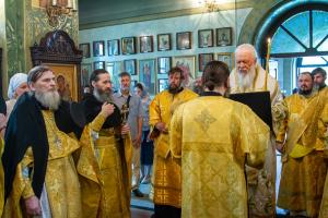 12 июля, в день памяти святых первоверховных апостолов Петра и Павла, епископ Городецкий и Ветлужский Августин совершил Божественную литургию в Феодоровском соборе Городецкого Феодоровского мужского монастыря. 12 июля, в день памяти святых первоверховных апостолов Петра и Павла, епископ Городецкий и Ветлужский Августин совершил Божественную литургию в Феодоровском соборе Городецкого Феодоровского мужского монастыря.