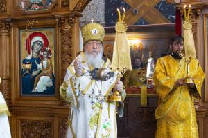 14 июля, в день памяти бессребренников мучеников Космы и  Дамиана, в Риме пострадавших, епископ Городецкий и Ветлужский Августин совершил Божественную литургию в храме великомученика и целителя Пантелеимона Городецкого Феодоровского мужского монастыря. 