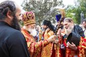 9 августа, в день памяти великомученика и целителя Пантелеимона епископ Городецкий и Ветлужский Августин совершил Божественную литургию в храме великомученика и целителя Пантелеимона Городецкого Феодоровского мужского монастыря 