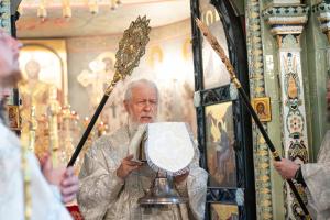 21 августа, в Неделю десятую по Пятидесятнице, день памяти перенесения мощей преподобных Зосимы и Савватия Соловецких, епископ Городецкий и Ветлужский совершил Божественную литургию в кафедральном соборе иконы Божией Матери Феодоровская города Городца. 
