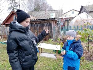 Акция «Кормушки для птиц родного края, сделанные своими руками» в МБОУ Большерудкинской ОШ